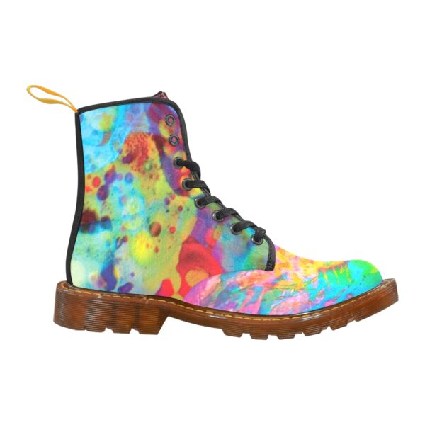 Liquid Light Show- Fillmore 67   Canvas Boots - Image 4
