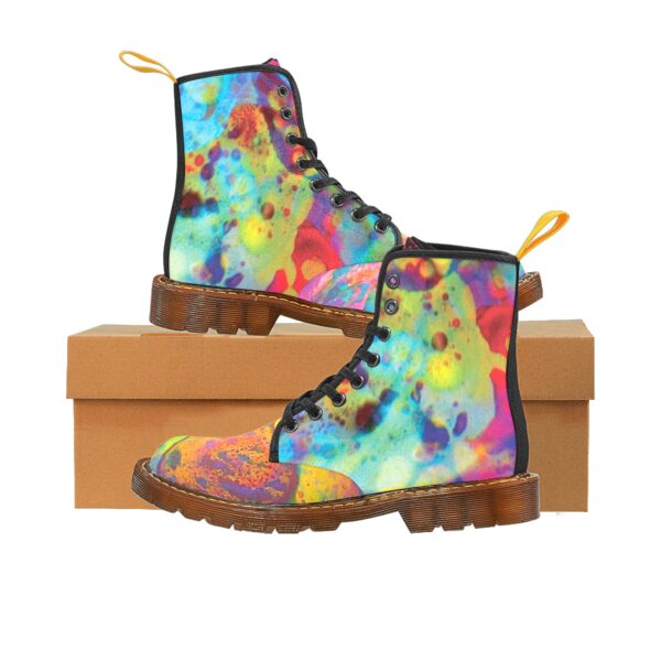 Liquid Light Show- Fillmore 67   Canvas Boots - Image 6