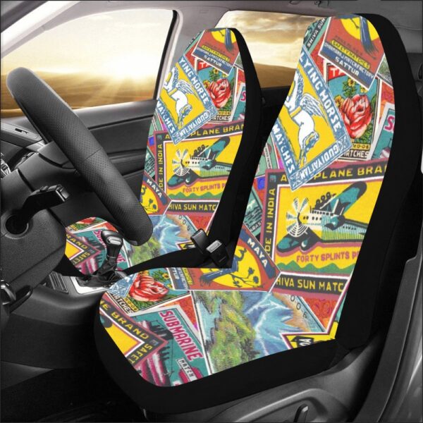 Indian Matchbox Art – Car Seat Covers