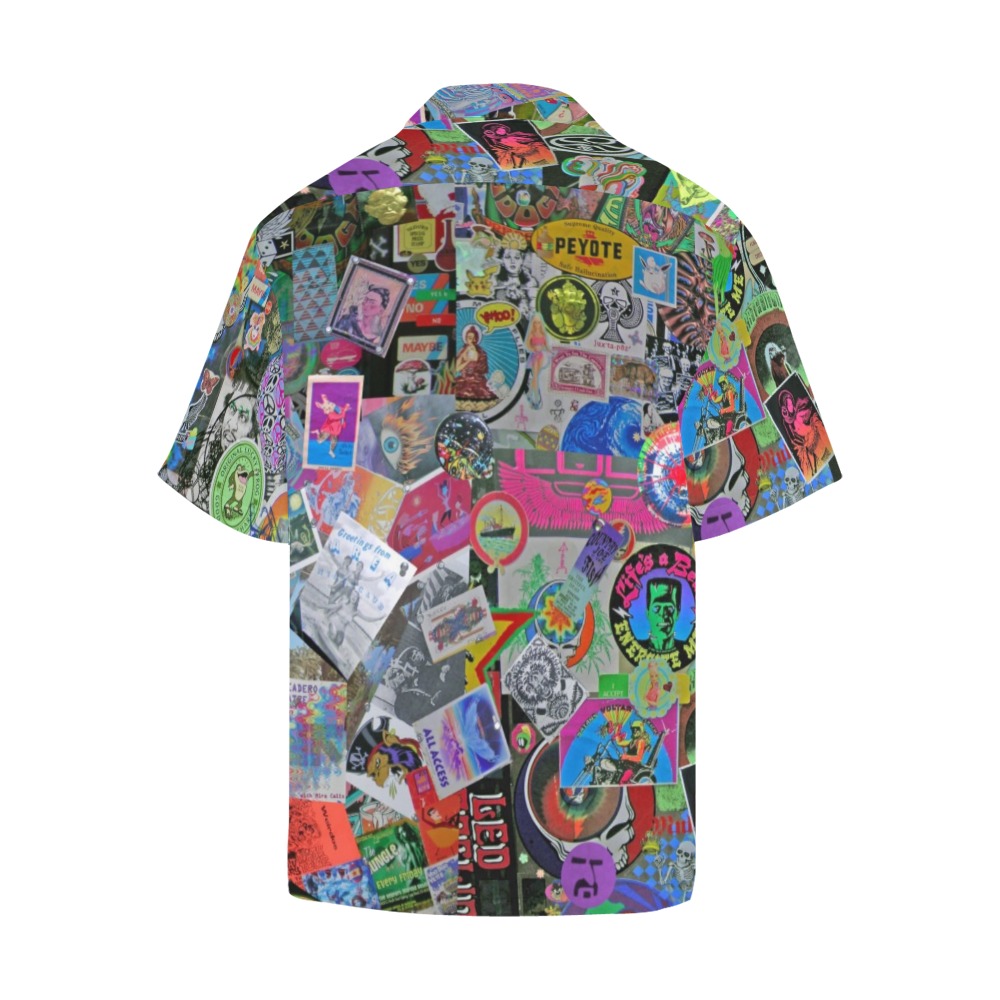 Psychedelic Hawaiian Shirt- Masculine Sizing - Image 4