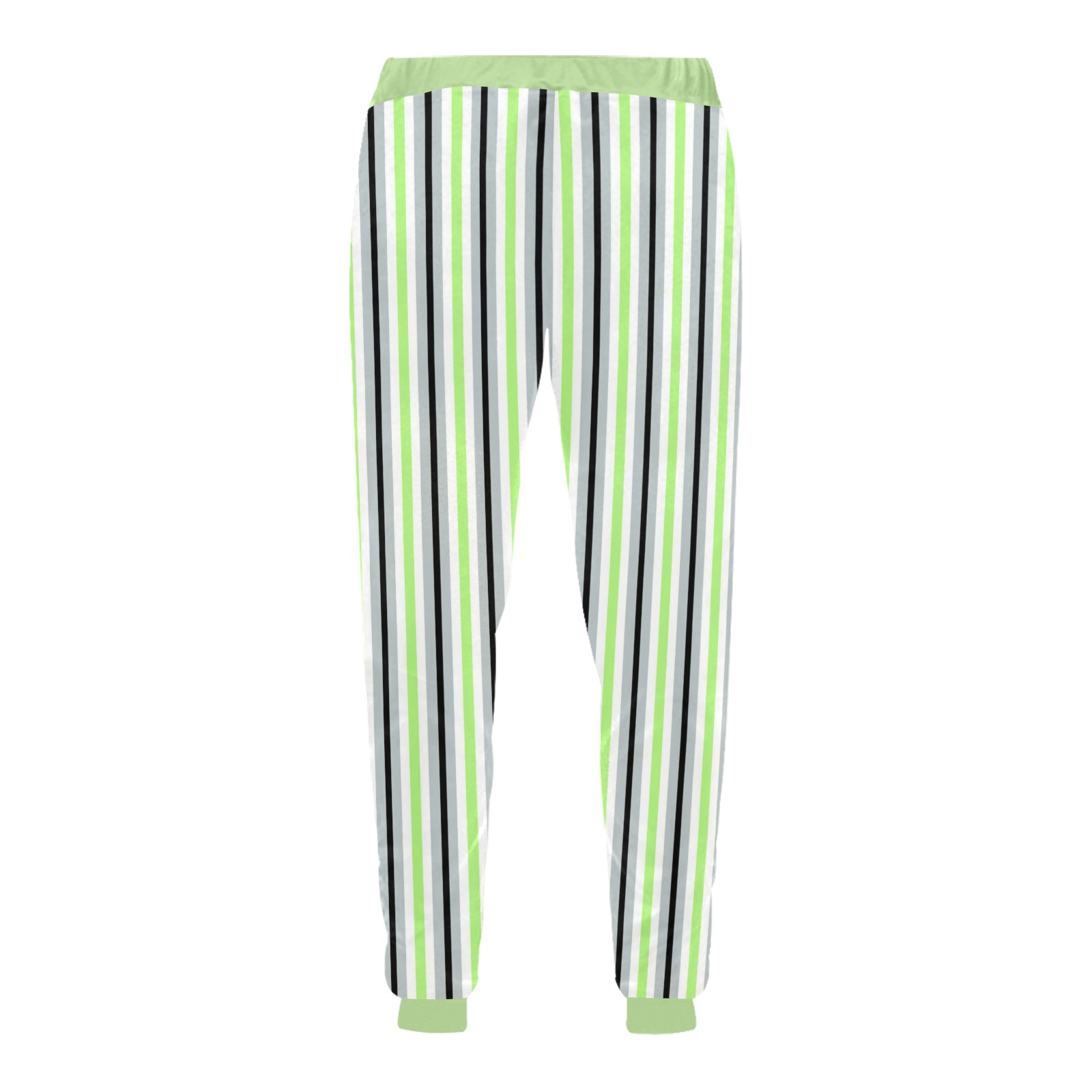 Agender Long Stripes Unisex Casual Drawstring Pants - Image 5