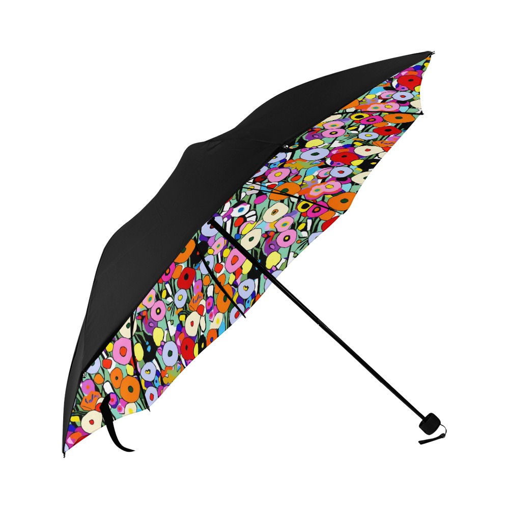 Kandinsky Flowers Anti-UV Foldable Umbrella