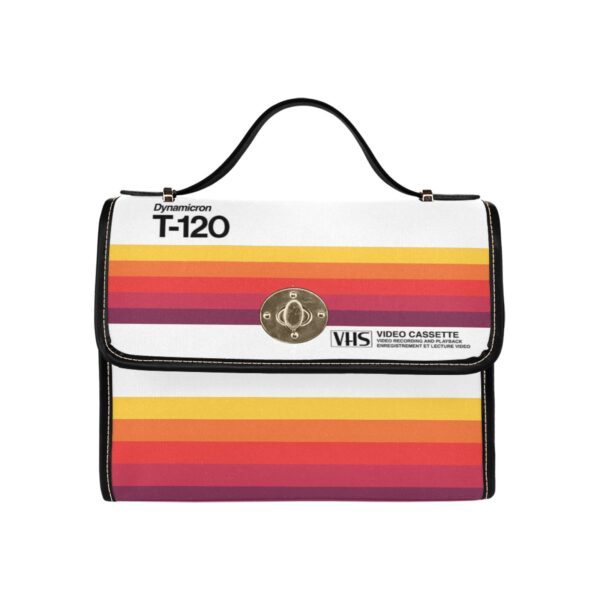 VHS T-120 Dynamicron Canvas Purse