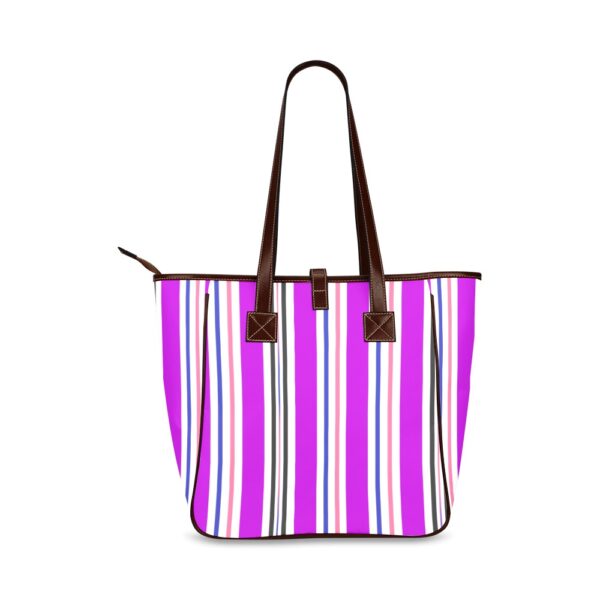 Poly Stripes Classic Tote Bag - Image 4
