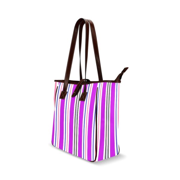 Poly Stripes Classic Tote Bag - Image 2