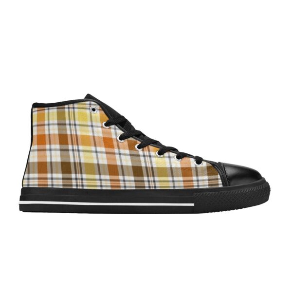 Bear Brotherhood Plaid Chic Gaylors High Top Canvas Shoes - Image 2