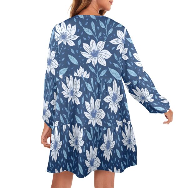 Petty Wildflowers Large V-Neck Loose Fit Dress - Image 3