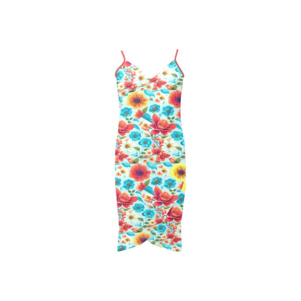 Blossomara Spaghetti Strap Backless Beach Dress - Image 3