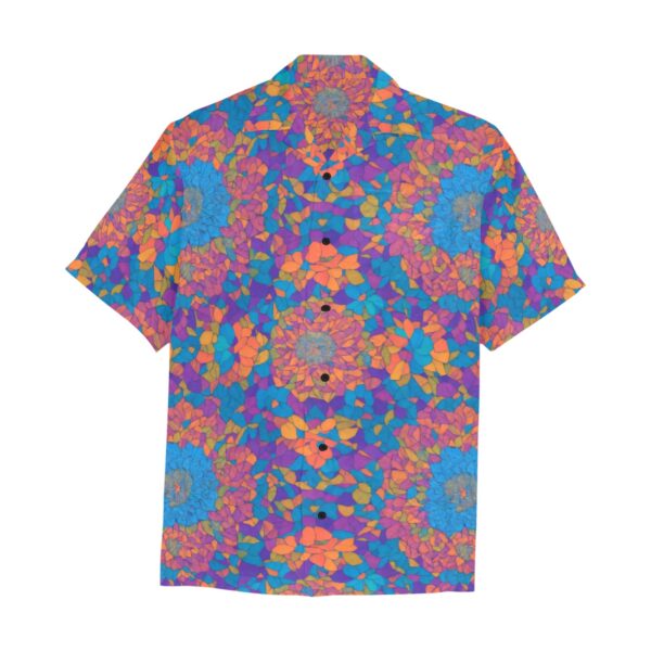Marquisville Majesty Men's  Hawaiian Shirt With Chest Pocket - Image 3