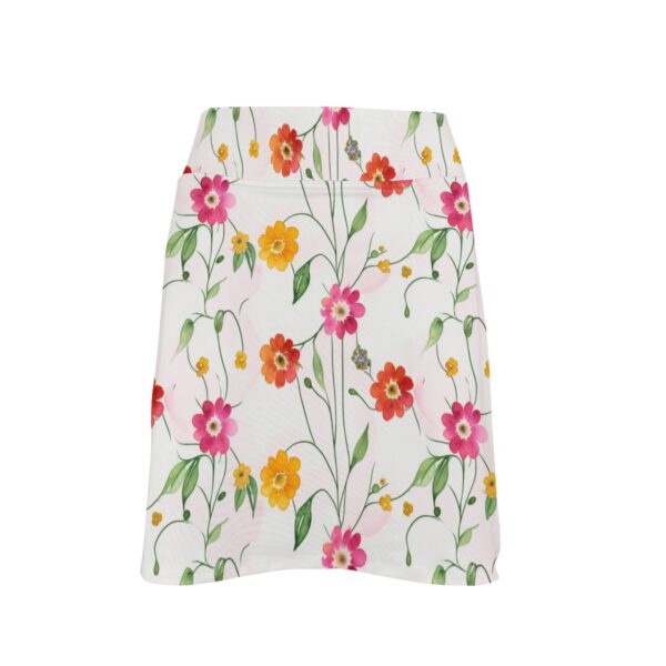 Enigmatic Petal Reverie Women's Golf Skirt with Pocket - Image 4