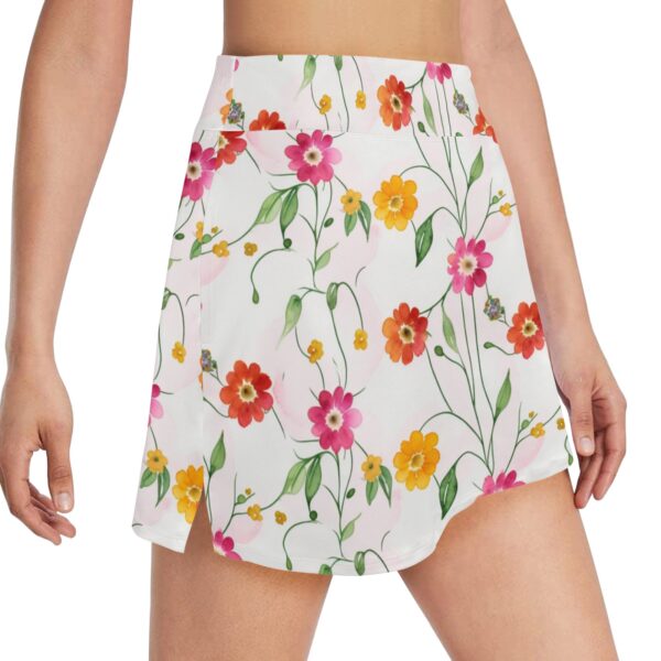 Enigmatic Petal Reverie Women's Golf Skirt with Pocket - Image 2