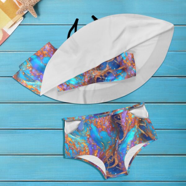 Cosmic Charie Ruffle Off Shoulder Bikini Swimsuit - Image 7