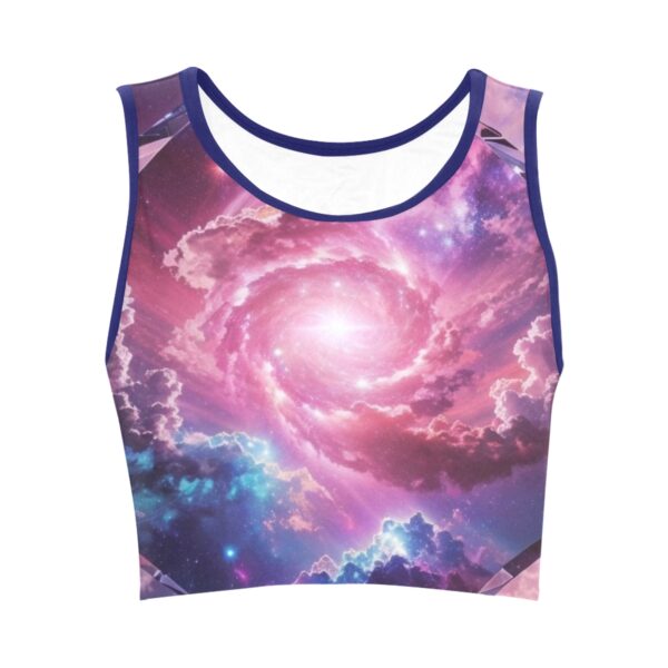 galaxy_diamond Women's Sports Bra (Model T42)