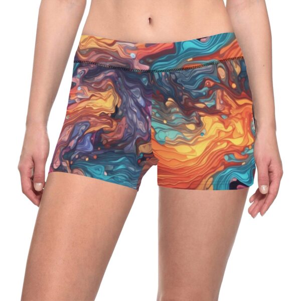 Color Crunch Terrain Women’s Short Leggings