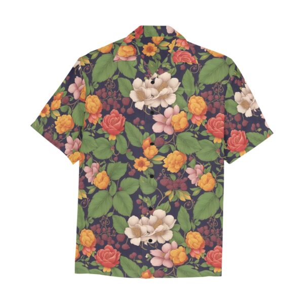 Marquisville Majesty Men's  Hawaiian Shirt With Chest Pocket - Image 3