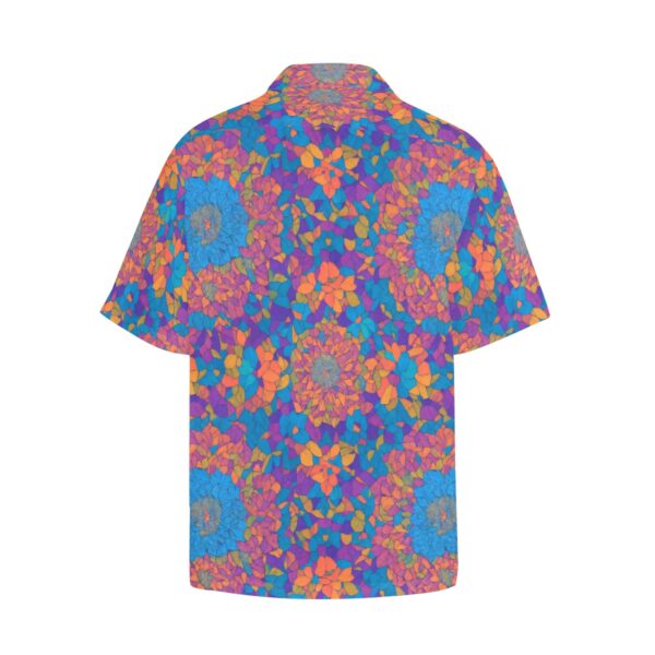Marquisville Majesty Men's  Hawaiian Shirt With Chest Pocket - Image 4