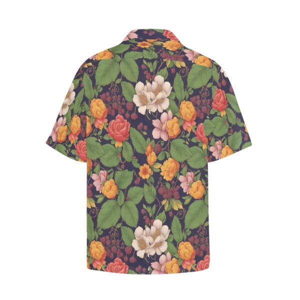 Marquisville Majesty Men's  Hawaiian Shirt With Chest Pocket - Image 4