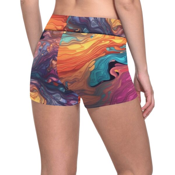 Color Crunch Terrain Women’s Short Leggings - Image 2