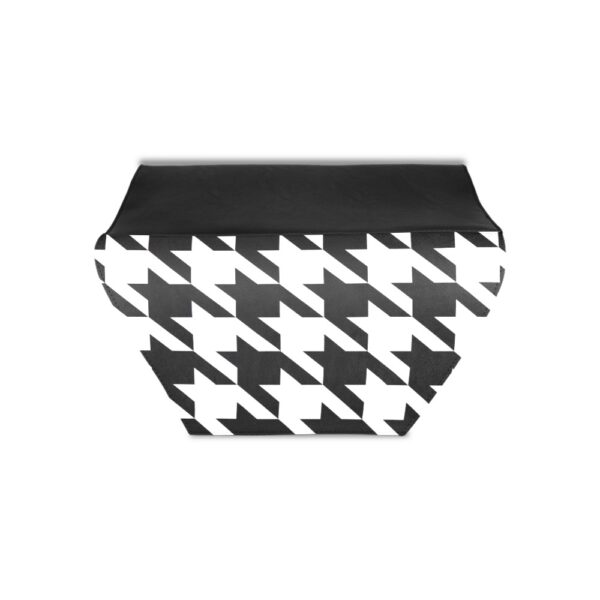 Oversized Houndstooth Clutch Bag - Image 5