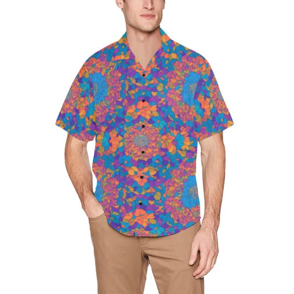 Marquisville Majesty Men's  Hawaiian Shirt With Chest Pocket