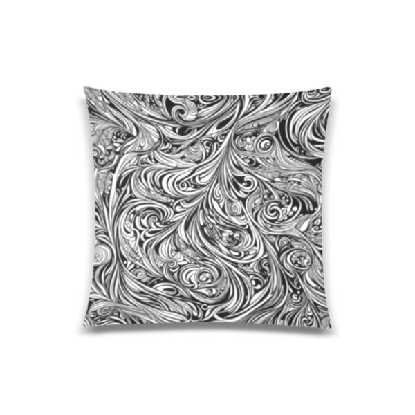 Inkwell Scrollwork Throw Pillow Cover 20"x20" (One Side)
