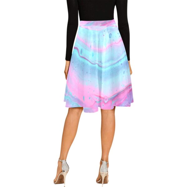 Nepal Sunrise Pleated Midi Skirt - Image 2