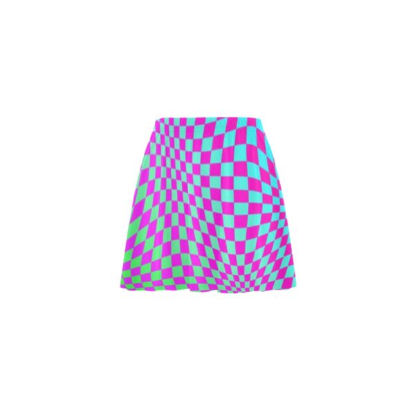 ColorFritzDimWarpshop Mini Skater Skirt