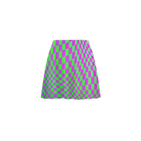 ColorFritzDimWarpshop Mini Skater Skirt - Image 3