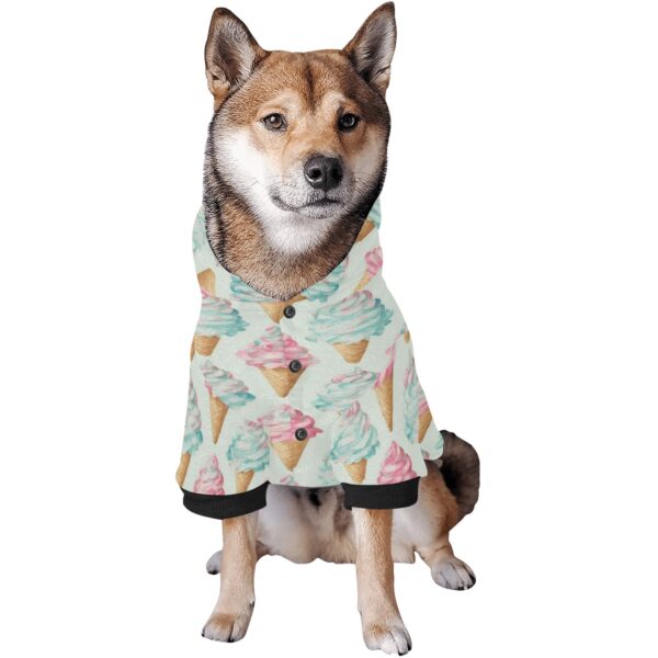Soft Serve Dog Fuzzy Hoodie - Image 3