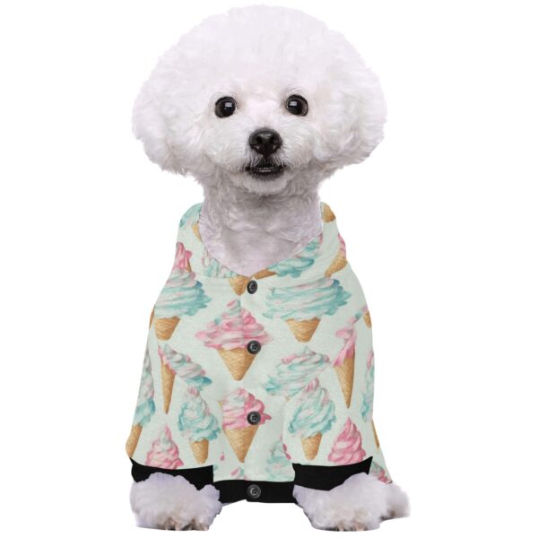 Soft Serve Dog Fuzzy Hoodie