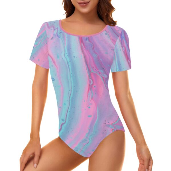 Nepal Sunrise Women's Short Sleeve Bodysuit (ModelSets 09) - Image 3