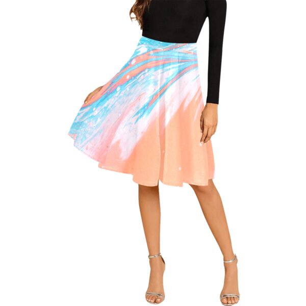 Sydney Whirlpool Pleated Midi Skirt