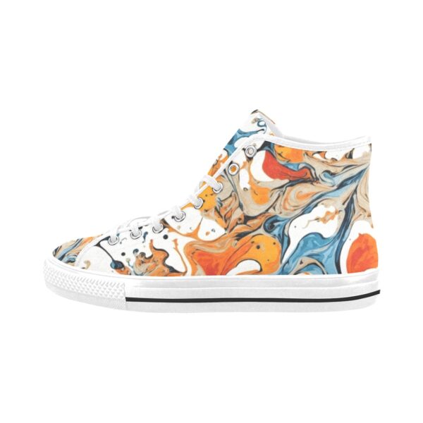Glooby- Black Vancouver High Top Canvas Men's Sneakers - Image 2